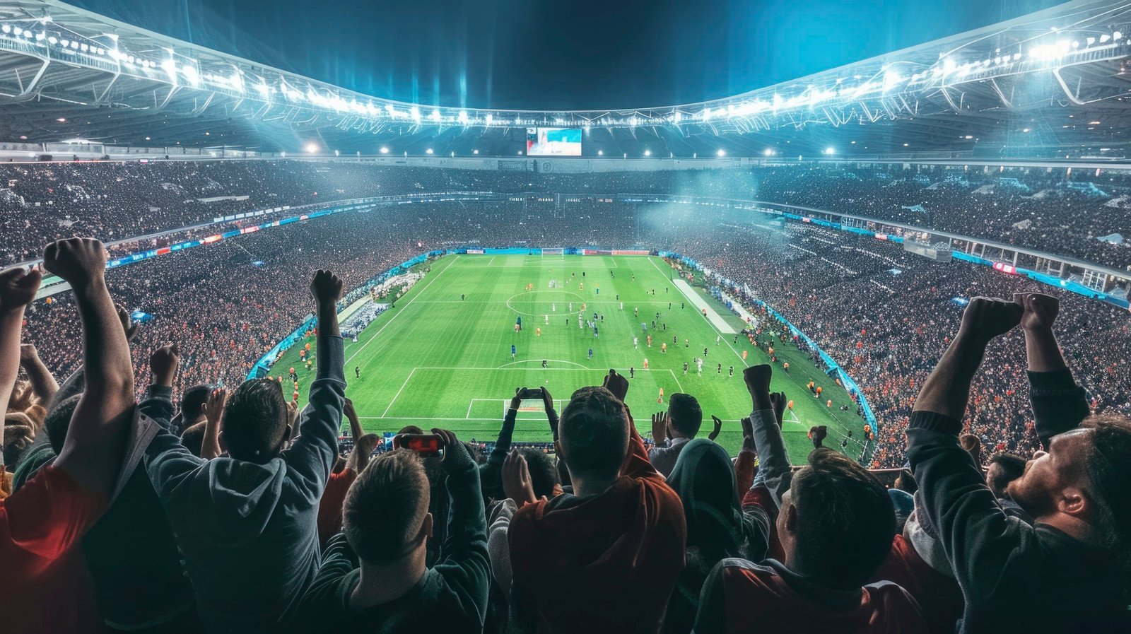 soccer stadium full people